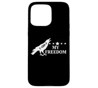 Freedom Sign That Says Freedom Fuck Fascism Resist Protest Case for iPhone 15 Pro Max