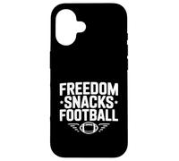 Freedom Snacks for Football Lovers Game Day Fun Case for iPhone 16