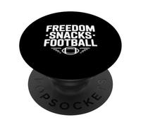 Freedom Snacks for Football Lovers Game Day Fun PopSockets Adhesive PopGrip