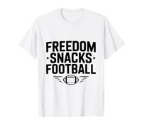 Freedom Snacks for Football Lovers Game Day Fun T-Shirt
