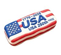 Freedom Squeeze Toys, Independence Bar Stress Relievers Set, 250th Party Fidget Toys with Soft Compression Feel, Stress Relief Kit, Bar Shape Sensory Toy with Fun Design, Classroom Travel Holiday Use