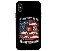 Freedom Starts Within This Is The Turning Point Case for iPhone X/XS
