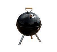 Freedom Stove 12 Inch Portable Outdoor Charcoal Grill - Lightweight - Latching Lid - Tailgating, Camping, Family Gatherings - Black