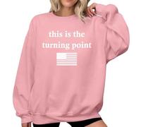 Freedom Sweatshirt for Women Men USA Charlie Kirk Liberty Theme Long Sleeve Unisex Democracy American Patriot Shirts