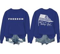 Freedom Sweatshirt Freedom Shirts For Women Man This is Our Turning Point Shirt Letter Printed Graphic Tops