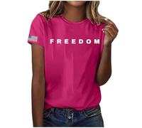Freedom T-Shirt - America Freedom White Tshirt Political Top Statement Tee Patriotic