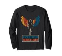 Freedom Takes Flight Running Spirit Long Sleeve T-Shirt
