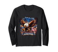 Freedom Talon Storm Patriotic Eagle Art Long Sleeve T-Shirt