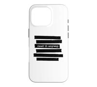 Freedom to Read Banned Books Anti Book Banning Case for iPhone 16 Pro