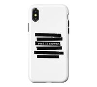 Freedom to Read Banned Books Anti Book Banning Case for iPhone X/XS