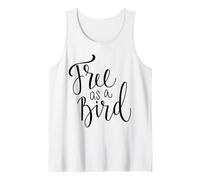 Freedom to Roam Free as a Bird Wall Quote Tank Top