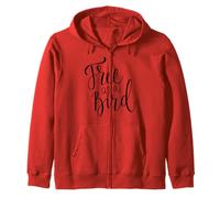 Freedom to Roam Free as a Bird Wall Quote Zip Hoodie