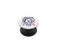 Freedom Tour 1776 Retro Eagle Born Free 4th Of July PopSockets Adhesive PopGrip