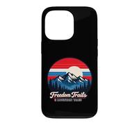 Freedom Trails Mountain Tales 4th of July Patriotic Retro Case for iPhone 13 Pro