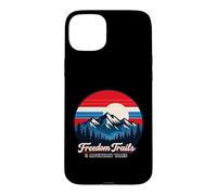 Freedom Trails Mountain Tales 4th of July Patriotic Retro Case for iPhone 15 Plus
