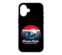 Freedom Trails Mountain Tales 4th of July Patriotic Retro Case for iPhone 16