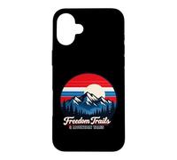 Freedom Trails Mountain Tales 4th of July Patriotic Retro Case for iPhone 16 Plus