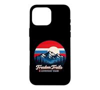 Freedom Trails Mountain Tales 4th of July Patriotic Retro Case for iPhone 16 Pro Max