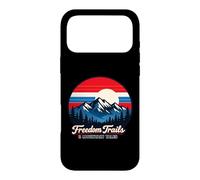 Freedom Trails Mountain Tales 4th of July Patriotic Retro Case for iPhone 17 Pro Max