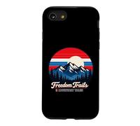 Freedom Trails Mountain Tales 4th of July Patriotic Retro Case for iPhone SE (2020) / 7/8