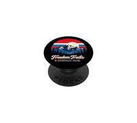 Freedom Trails Mountain Tales 4th of July Patriotic Retro PopSockets Adhesive PopGrip