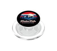 Freedom Trails Mountain Tales 4th of July Patriotic Retro PopSockets PopGrip for MagSafe