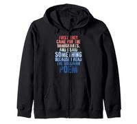 Freedom Values Democracy Defense Human Rights Zip Hoodie