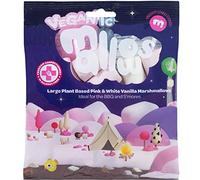 Freedom Vegan Vegantic Pink & White Vanilla BBQ Mallows 105g Bag - Vegan Marshmallows UK/Vegetarian Marshmallows UK Natural Flavours & Colours - Gelatine & Gluten Free Giant Marshmallows