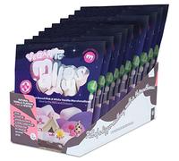 Freedom Vegan Vegantic Pink & White Vanilla BBQ Mallows Case 10x105g Pack - Vegan Marshmallows UK/Vegetarian Marshmallows UK Natural Flavours & Colours - Gelatine & Gluten Free Case Giant Marshmallows