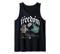 Freedom Vintage Streetwear Urban Hip Hop Metal Rock Y2K Tank Top