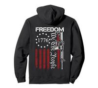 Freedom We The People AR15 2nd Amendment Pro Gun (ON BACK) Pullover Hoodie