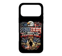 Freedom Worth Fighting USA Veteran 250 America Patriot 1776 Case for iPhone 17 Pro Max