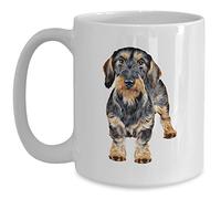 freedomlook Wirehaired Dachshund Mug - I Am Proud To Have A Wire-haired Dachshund Dog Doxie Mom Grandma Mug - For Dachshunds Owners (15 oz)