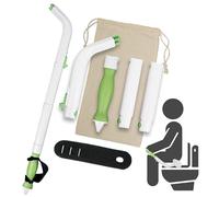 FreedomWand Multipurpose Toilet Aid - 25.5 Personal Hygiene Wand for Limited Mobility - Bathroom Aid for Independent Wiping - Assists with Holding Toilet Paper or Wipes - Ideal for Seniors &