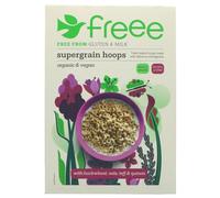 FREEE Gluten Free Organic Supergrain Hoops Cereal 300g - Crunchy Wholegrain Breakfast with Buckwheat, Oats, Teff & Quinoa - Vegan, Coeliac UK & Soil Association Certified