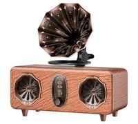 FREEFISH Retro Bluetooth Speaker, Vintage FM Radio, Support TF Card/AUX/USB, Portable Speaker Wireless for iPhone, Android, 5W Speaker, Bluetooth 5.3, 1800mAh Battery (AS36)