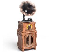 FREEFISH Retro Radio Bluetooth Speaker, Vintage FM Radio, Bluetooth Radio Vintage Decor Gifts for Men, 5W Speakers, Bluetooths 5.3, Support TF Card/AUX/USB, 1800mAh Battery (AS31)