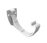 FreeFlow 4 x White Half Round Fascia Gutter Brackets, 112mm Rain Water Systems