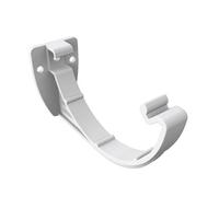 Freeflow 4 X White Half Round Fascia Gutter Brackets, 112mm Rain Water Systems