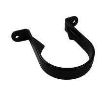 Freeflow Black Round Downpipe Pipe Clips, 68mm, Pack of 5