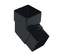 Freeflow Black Square Downpipe 112.5 Degree Offset Bend, Rain Water Systems