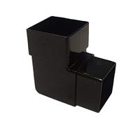 Freeflow Black Square Downpipe 92.5 Degree Offset Bend, Rain Water Systems