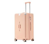 FREEFLY Hard Shell Suitcases Medium Cabin Suitcase Carry on Luggage Medium Suitcase 4 Wheels Lightweight Cabin Size Suitcase with Port Cup Holder,Pink,20in