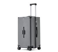 FREEFLY Hard Shell Suitcases Medium Medium Suitcase 4 Wheels Lightweight Suitcase Medium Size Hard Shell Suitcase 4 Wheels Lightweight Collapsible Suitcase with 360° Universal Wheel,Grey,20in