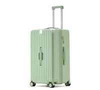 FREEFLY Hard Shell Suitcases Medium Medium Suitcase 4 Wheels Lightweight Suitcase Medium Size Hard Shell Suitcase 4 Wheels Lightweight Collapsible Suitcase with 360° Universal Wheel,Green,24in