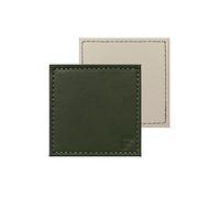 FreeForm Duo Coasters Olive / Ivory Set of 4