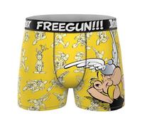 FREEGUN Asterix Men's Boxer Shorts, Asterix Yellow Ast4, M