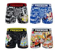 FREEGUN Asterix Men's Boxer Shorts, Pack of 4 AST2, M