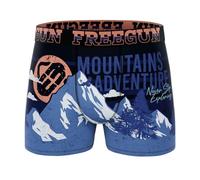 FREEGUN Boxer Man Microfibre Wild Life, Mountains A92, M