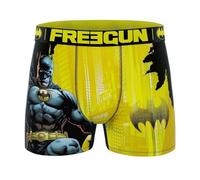 FREEGUN DC Comics Batman Gotham City Men's Boxer Shorts, Batman Yellow DC24, L